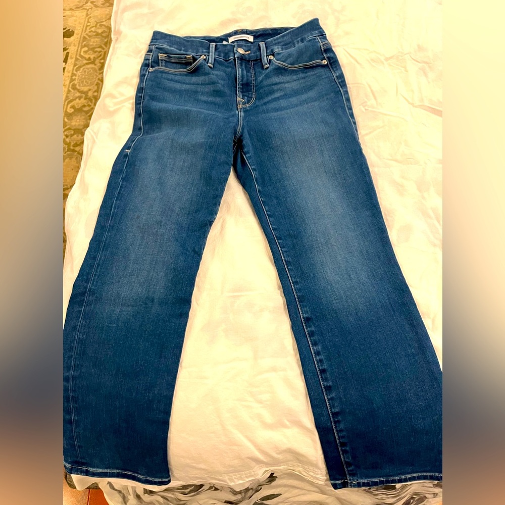 Good American Good Petite Straight Leg